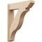 Ekena Millwork 7 1/2-in W x 28-in D x 36-in H Funston Slat Rough Cedar Woodgrain TimberThane Outlooker, Primed Tan OUTUR075X28X36FST24RCPR - alternate 1